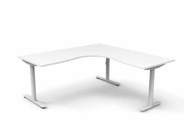 White Frame - Natural Oak Top